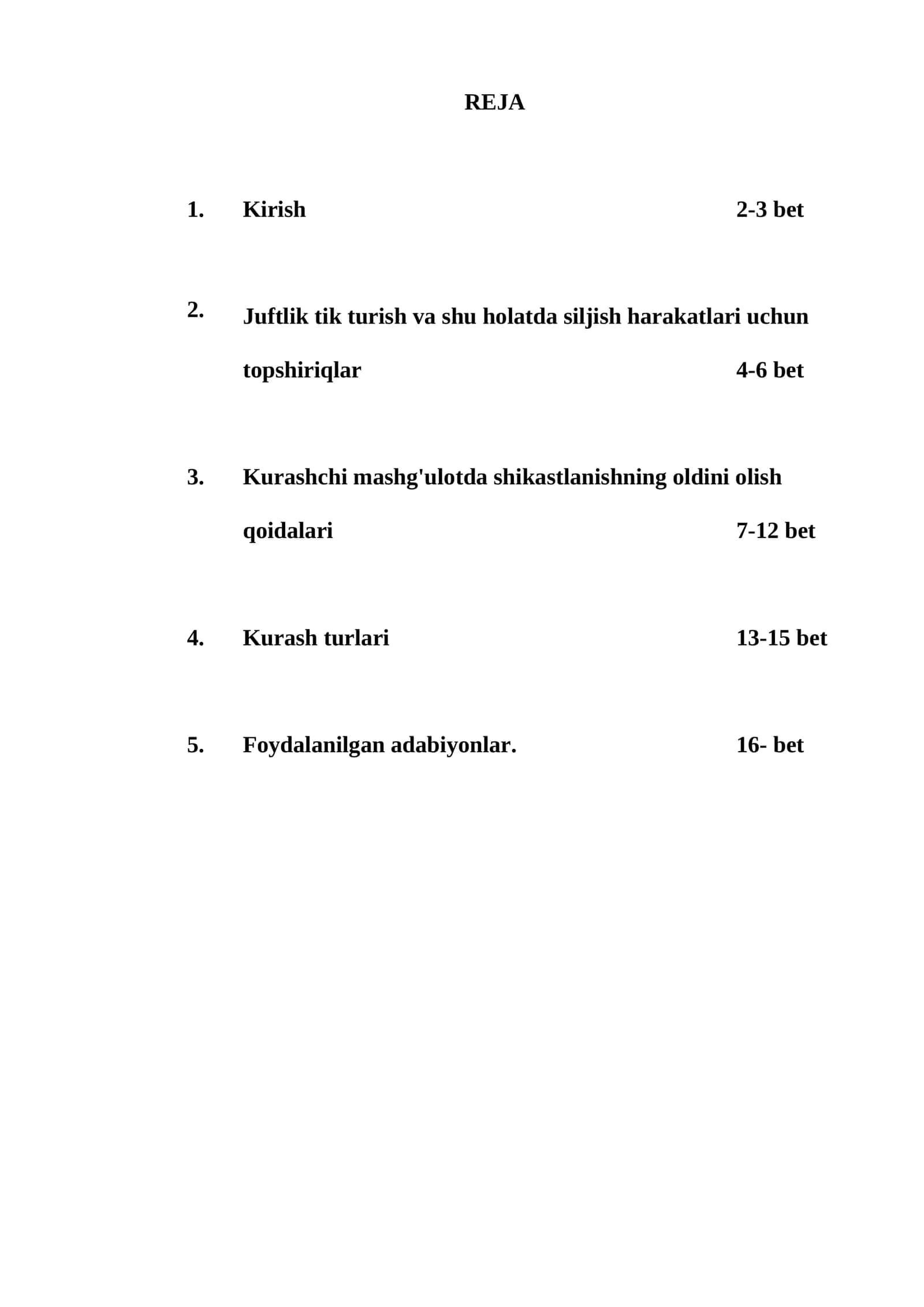 Kurashchi mashg'ulotda shikastlanishning oldini olish qoidalari 1