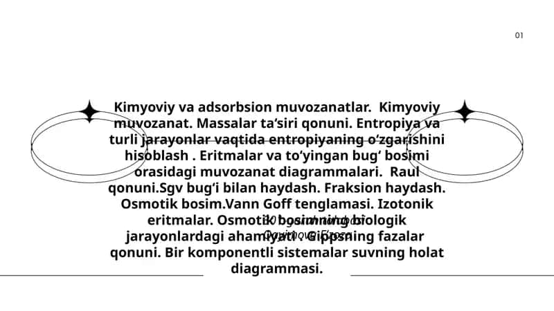 Kimyoviy va adsorbsion muvozanatlar 1