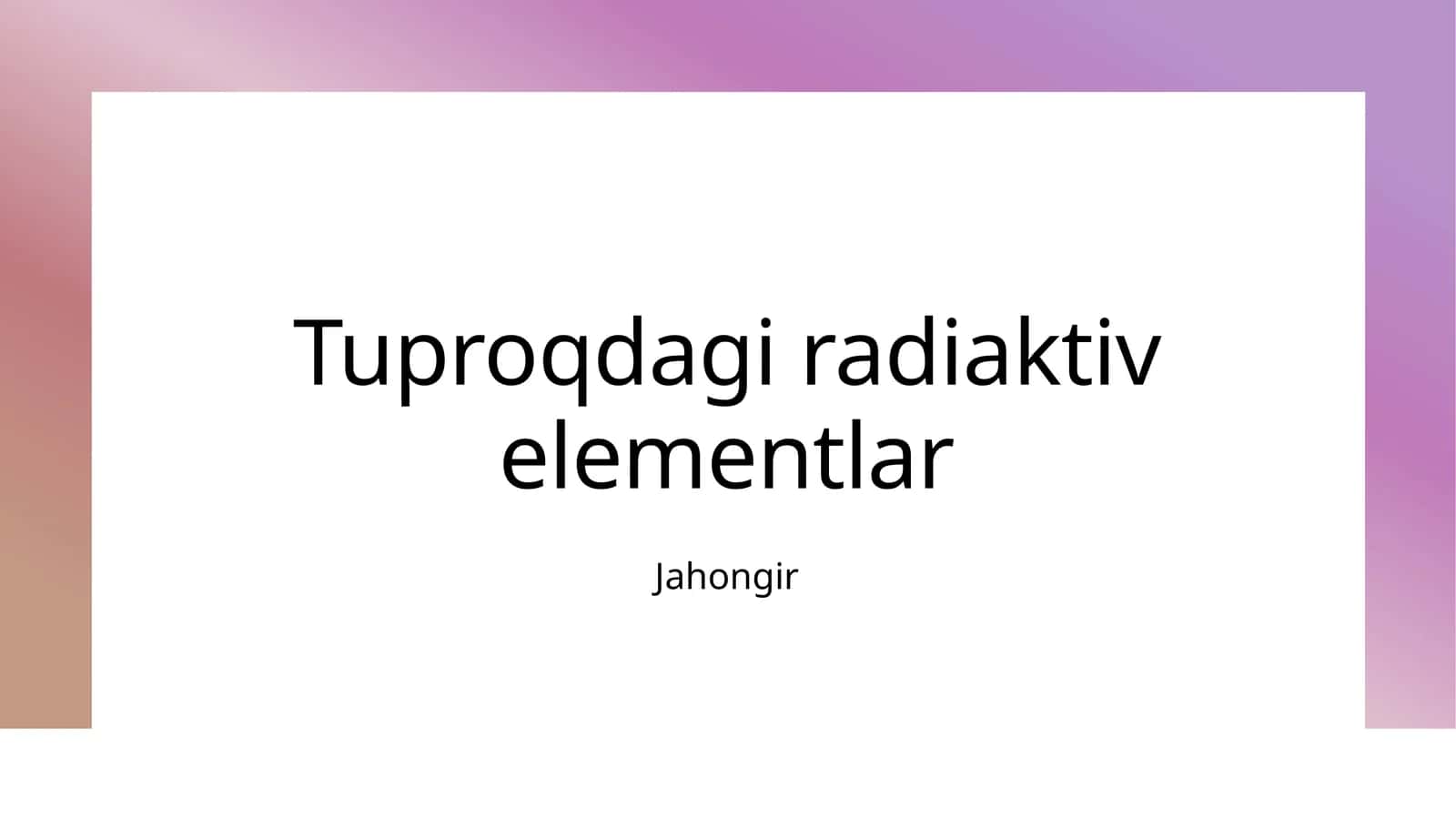Galloid Elementlar 1