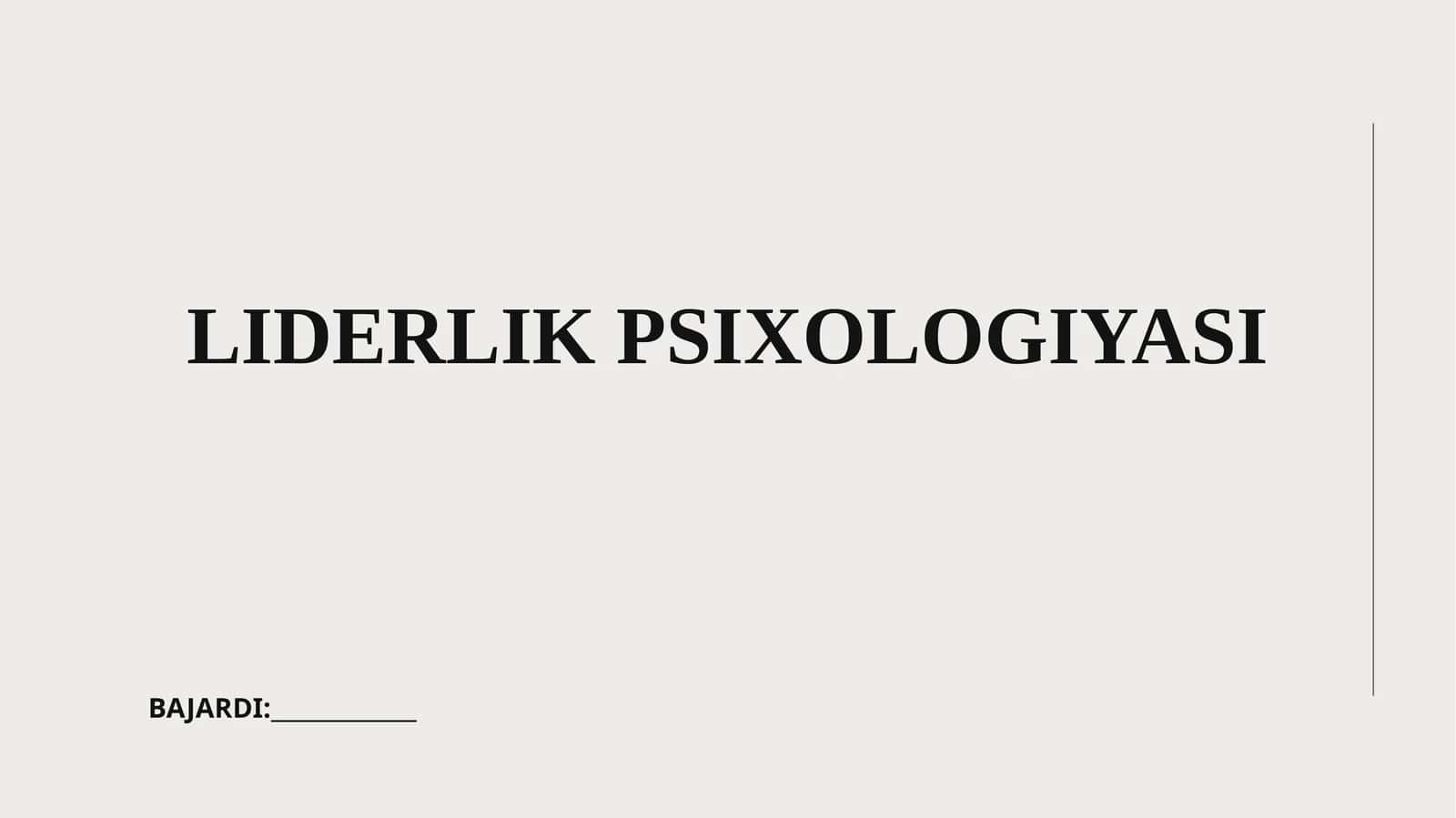 LIDERLIK PSIXOLOGIYASI 1