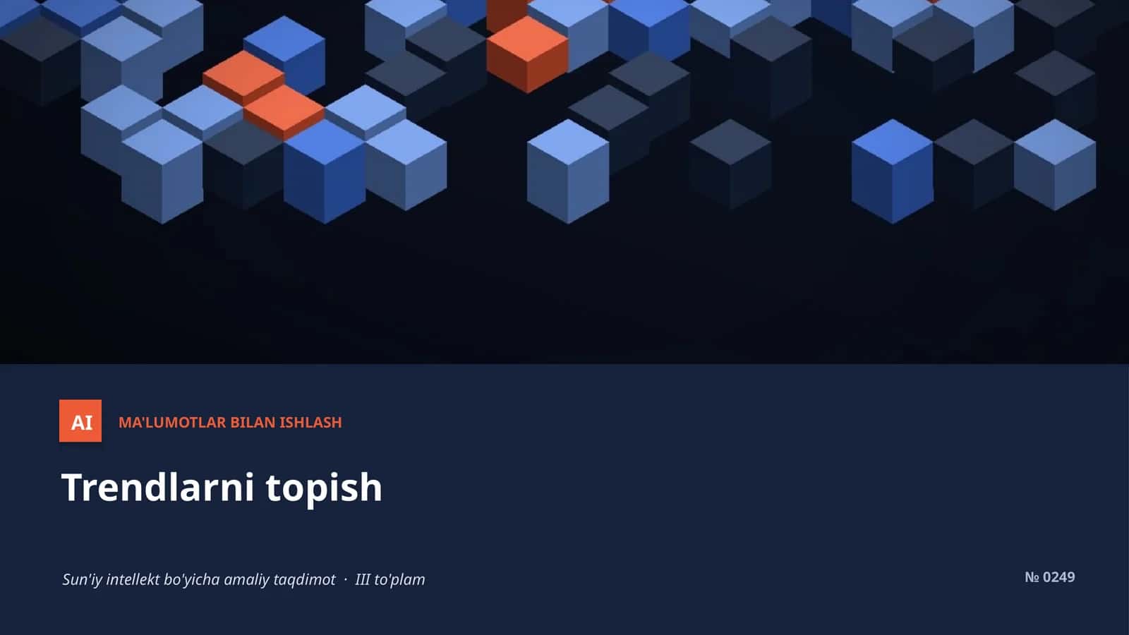 Trendlarni topish 1
