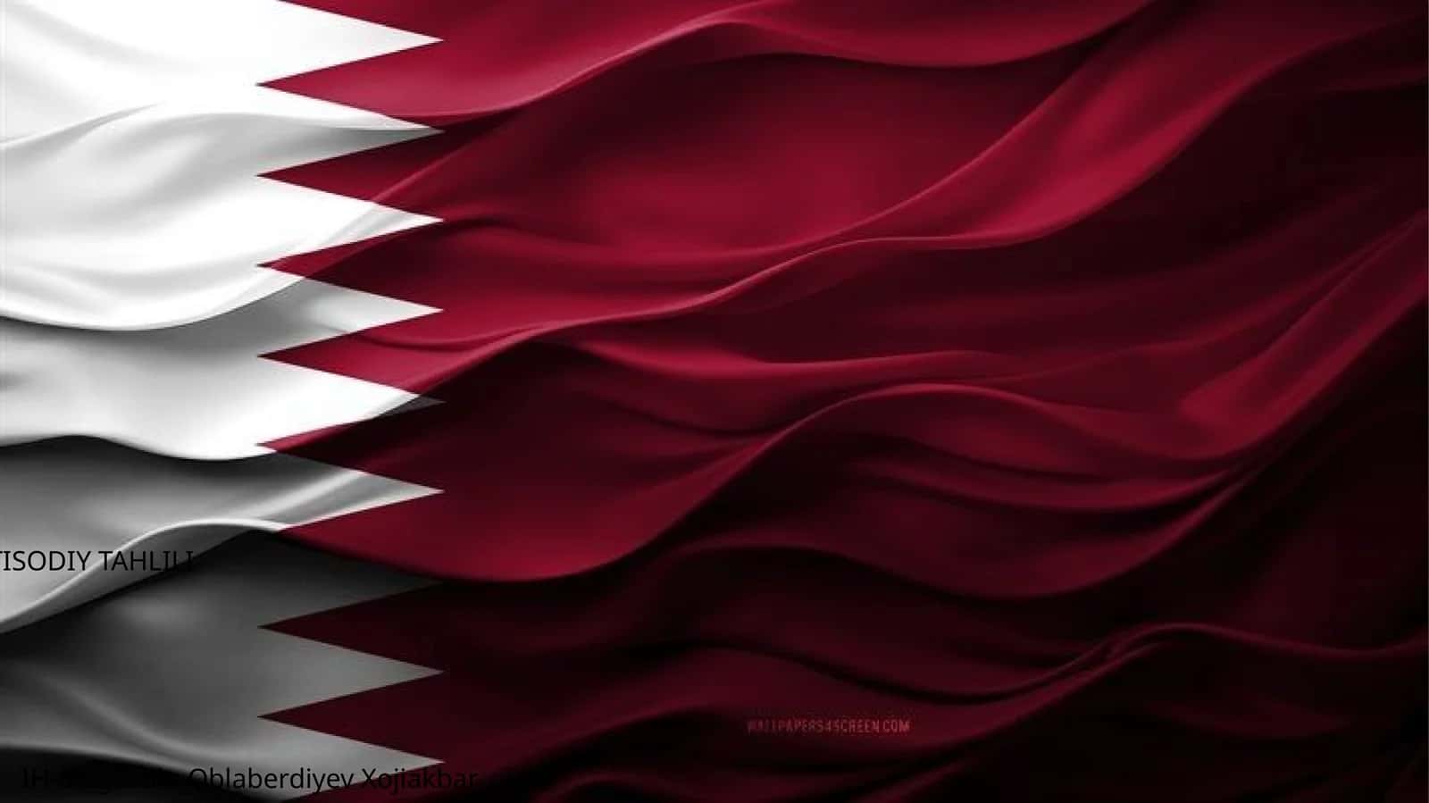 QATAR IQTISODIY TAHLILI 1
