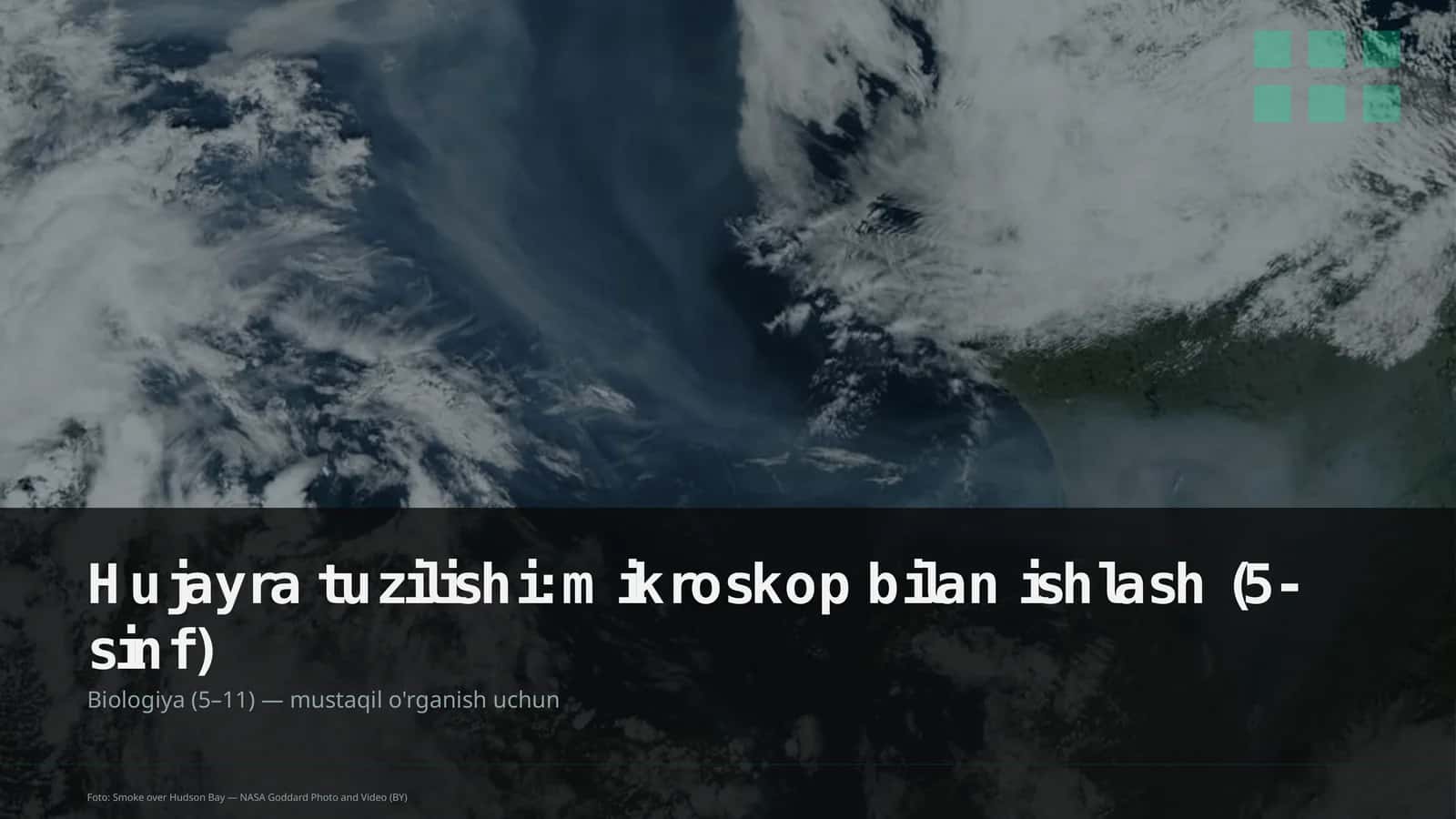Hujayra tuzilishi: mikroskop bilan ishlash (5-sinf) 1