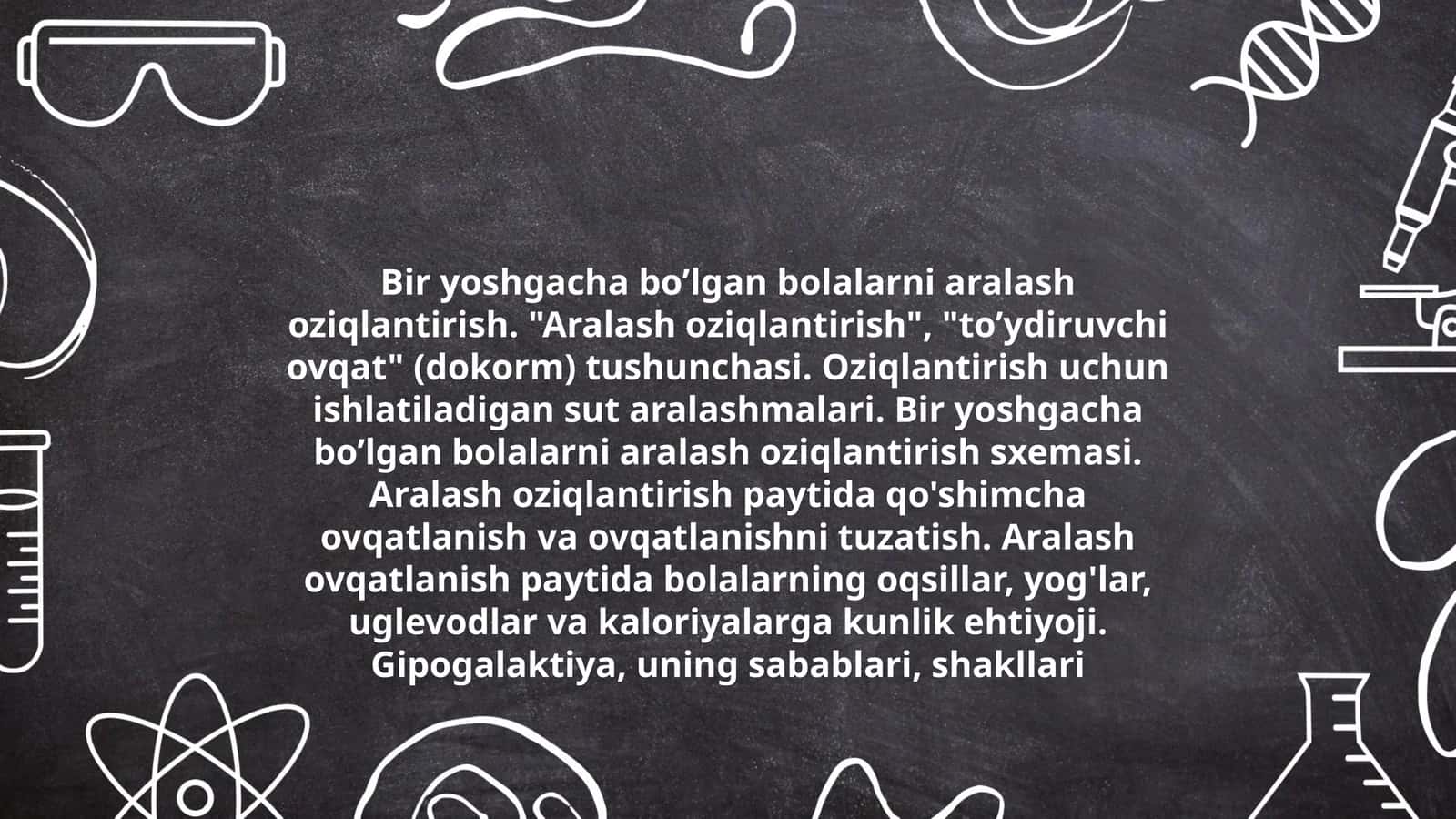 Bir yoshgacha bo’lgan bolalarni aralash oziqlantirish 1