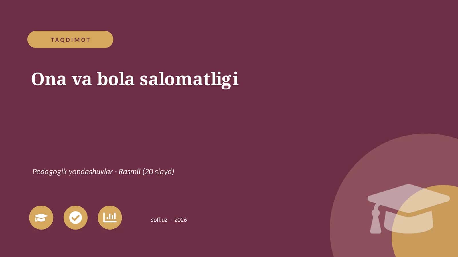Ona va bola salomatligi 1