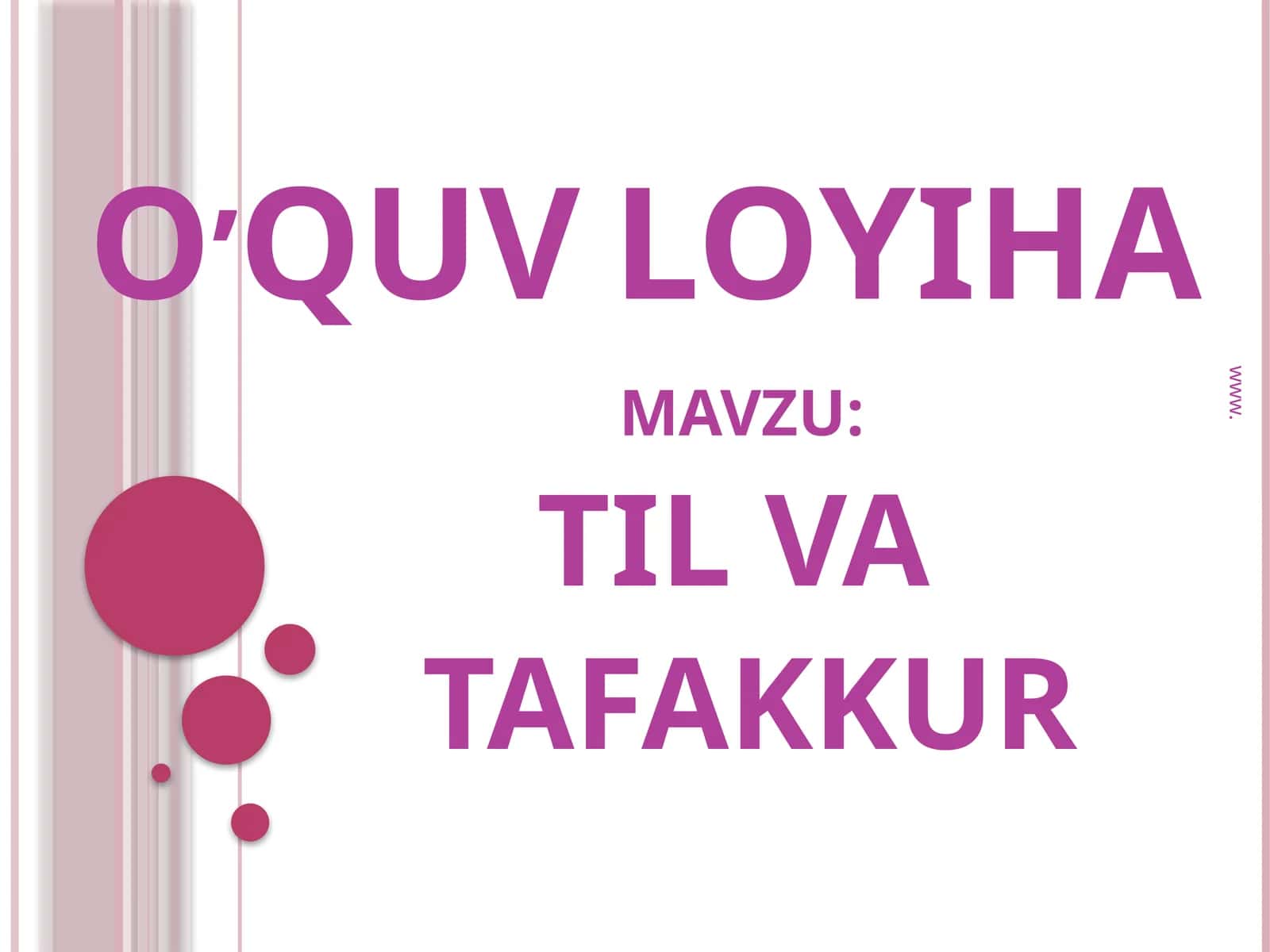 O’QUV LOYIHA 1