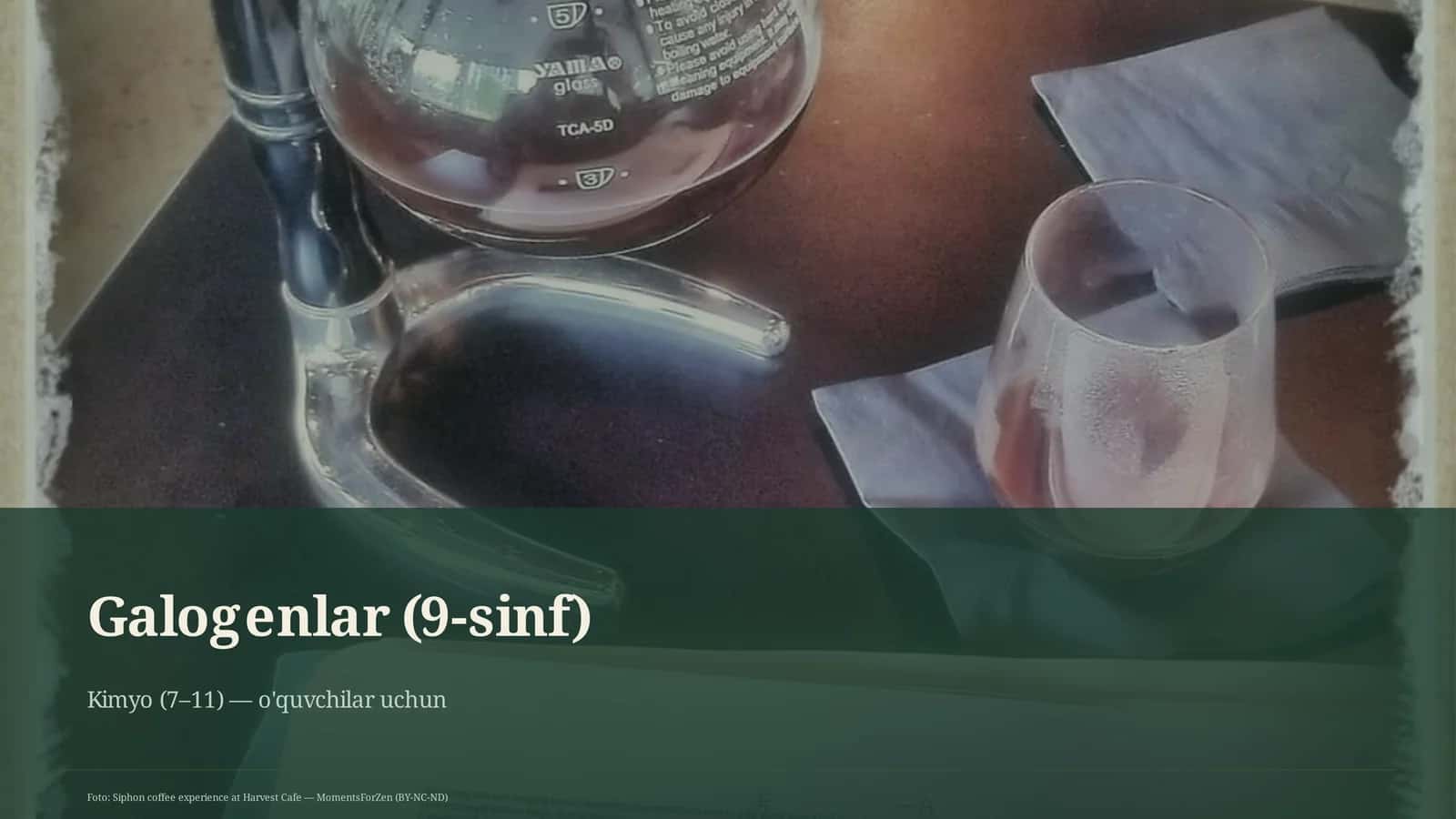 Galogenlar (9-sinf) 1