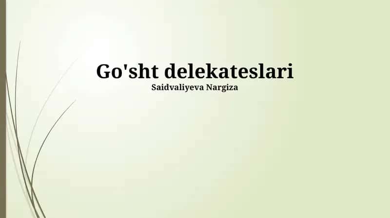 Go'sht delekateslari 1