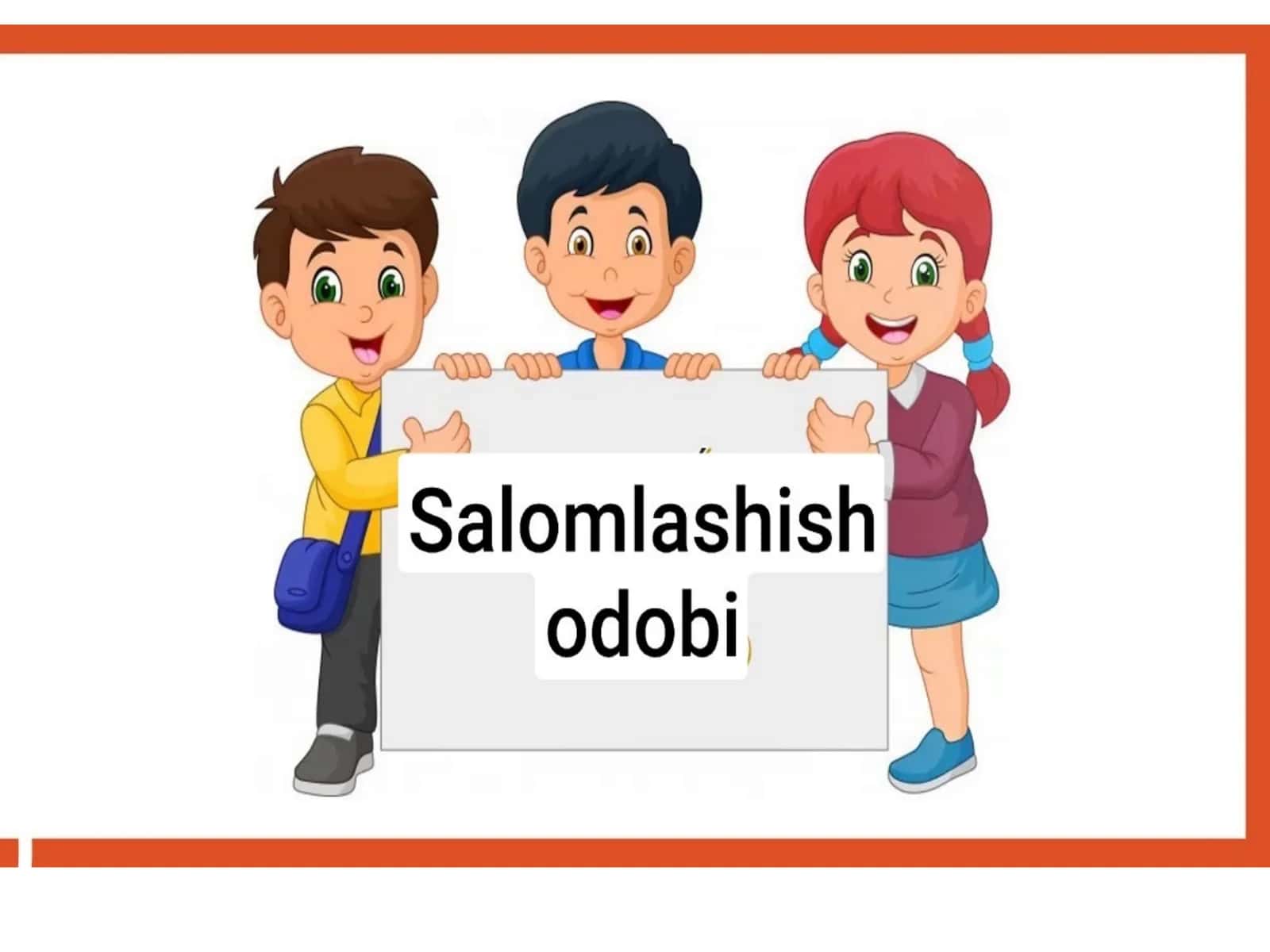 Salomlashishning ahamiyati 1