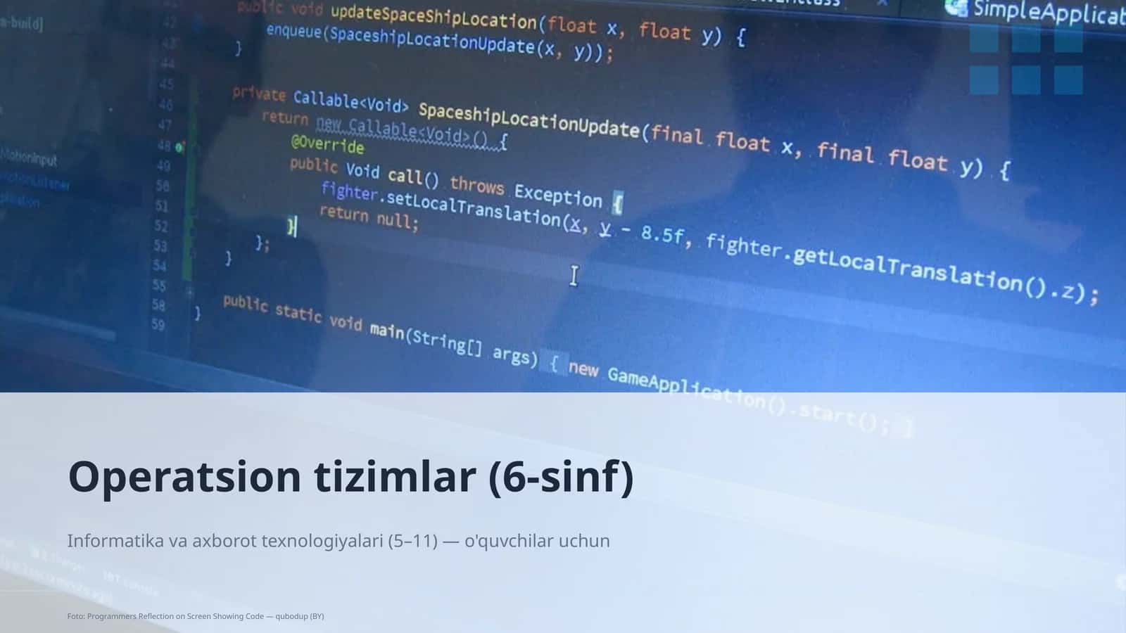 Operatsion tizimlar (6-sinf) 1