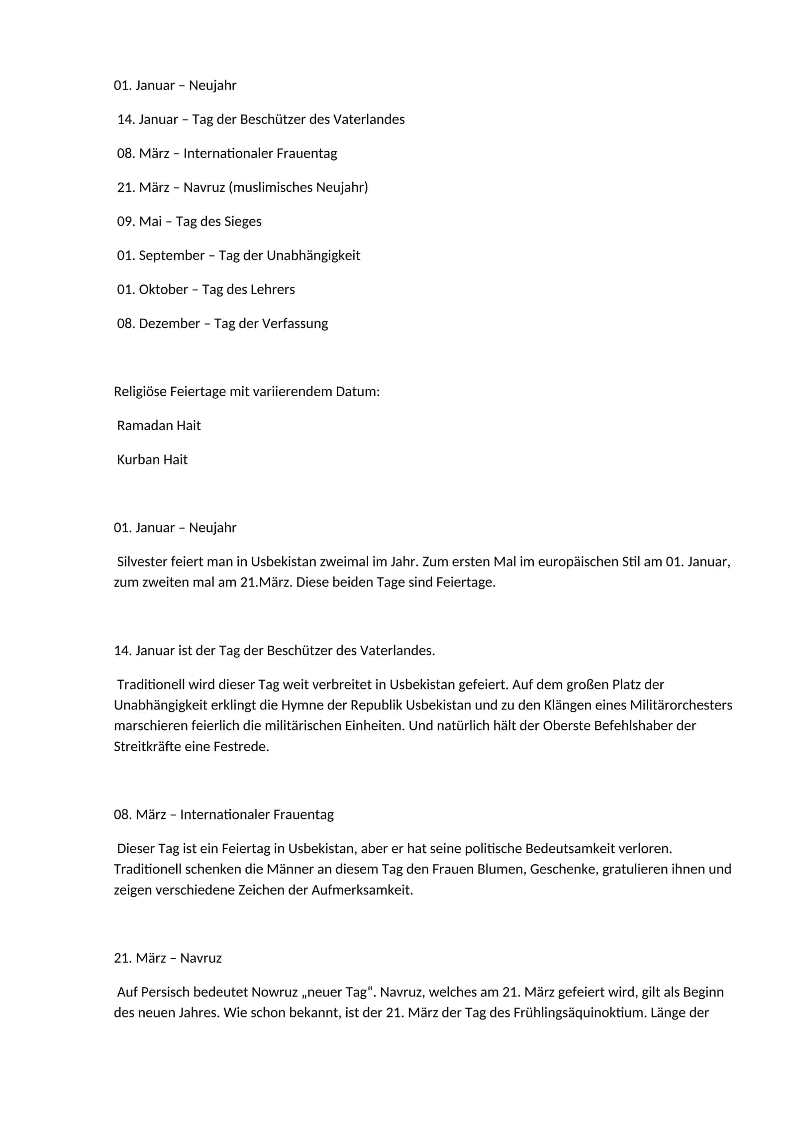 Tag der Beschützer des Vaterlandes 1