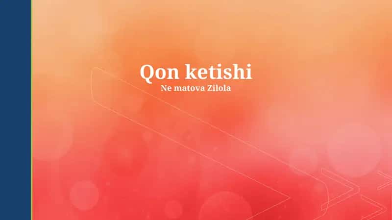 Qon ketishi 1