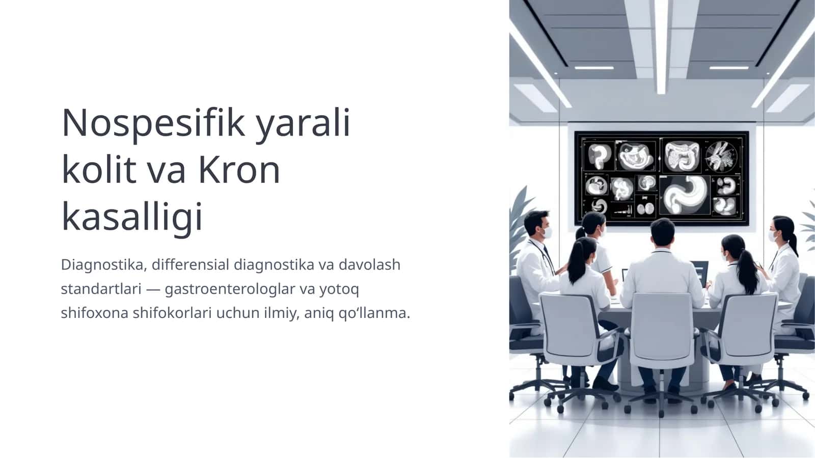 Nospe­sifik yarali kolit va Kron kasalligi 1