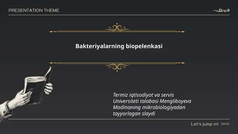 Bakteriyalarning biopelenkasi 1