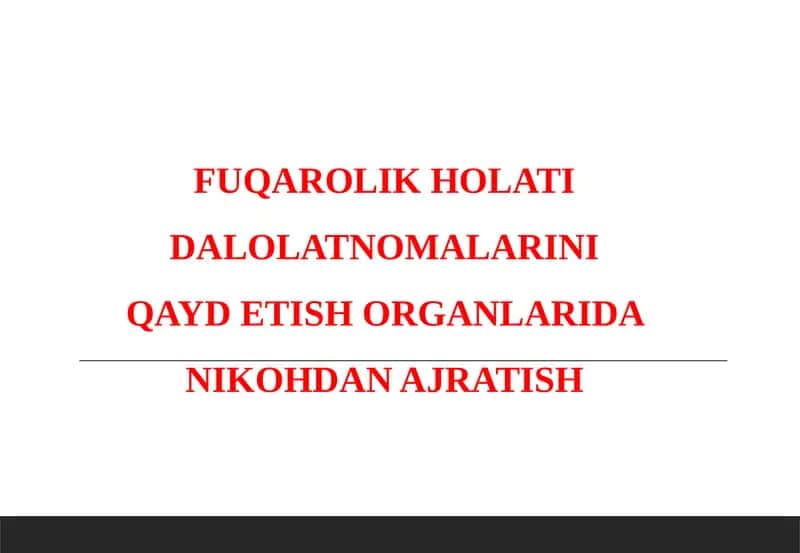 Nikohdan ajratish 1