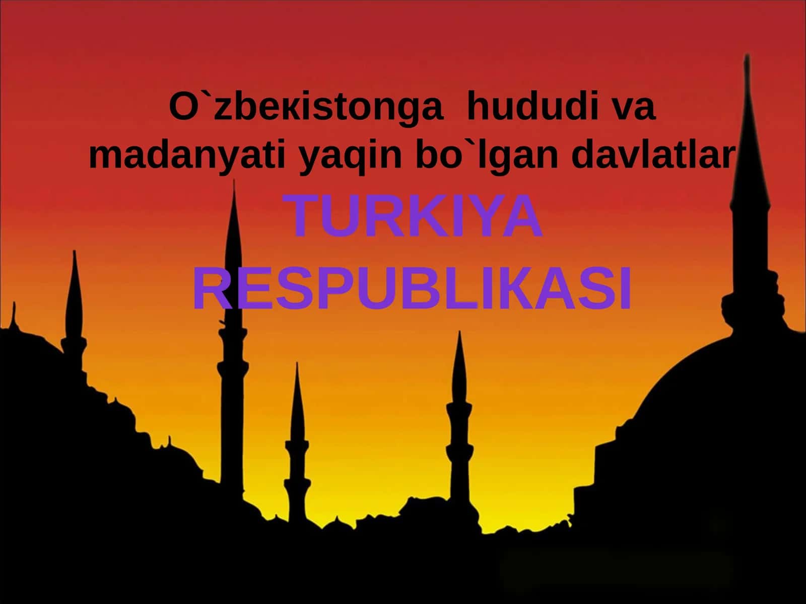 Osiyo va Yevropa qit'alarida joylashgan davlatlar 1