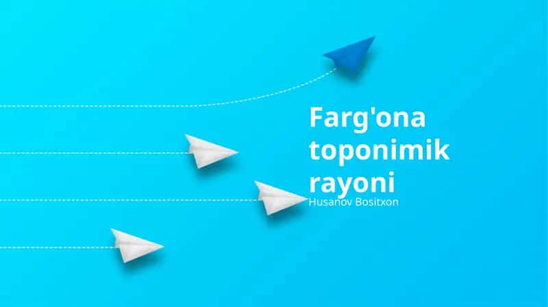 Farg'ona toponimik rayoni 1