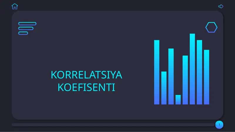 Korrelatsiya koefisenti 1