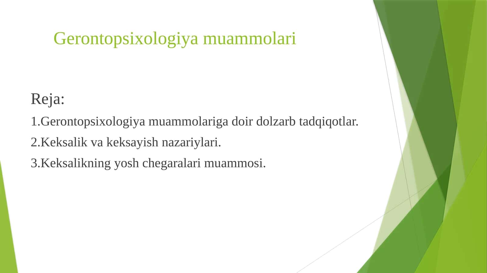 Gerontopsixologiya muammolari 1