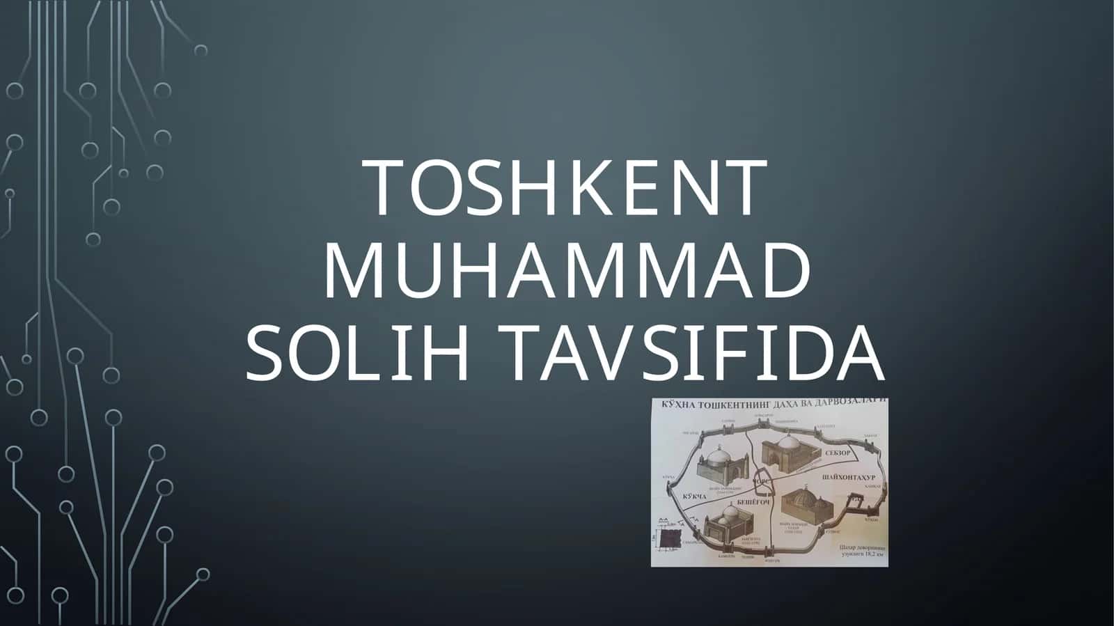 Toshkent muhammad solih tavsifida 1
