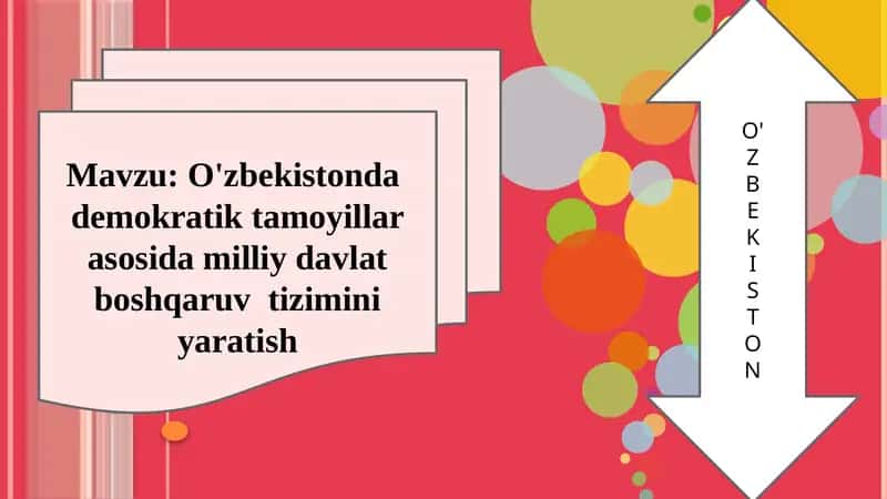 O'zbekistondagi demokratik tashqi ishlar 1