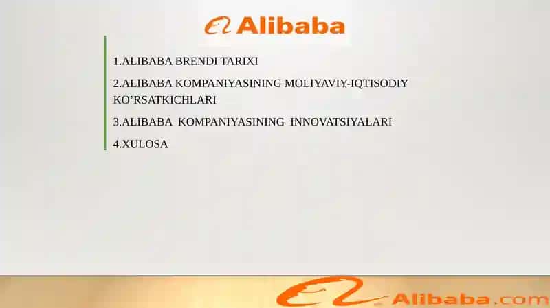 Alibaba brendi tahlili 1