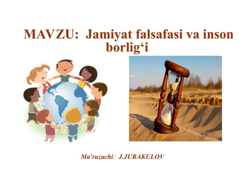 jamiyat falsafasi 1