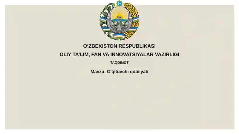 O'qituvchiqobilyati 1