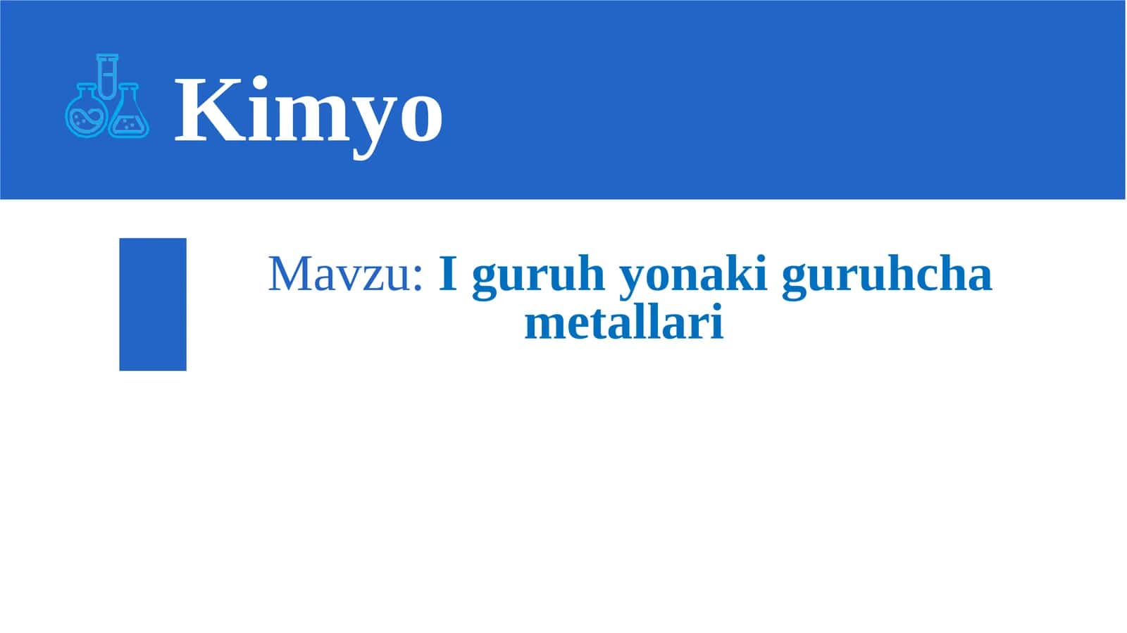 I guruh yonaki guruh metallari 1