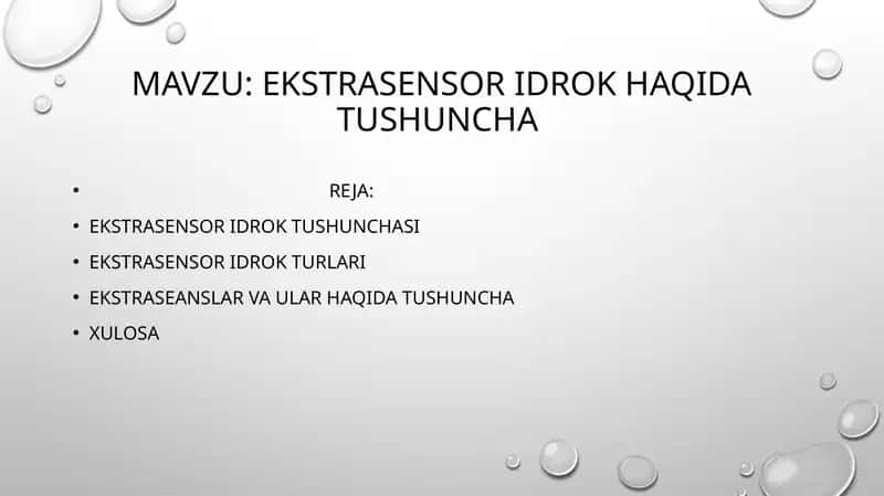 ekstrasensor idrok haqida tushuncha 1