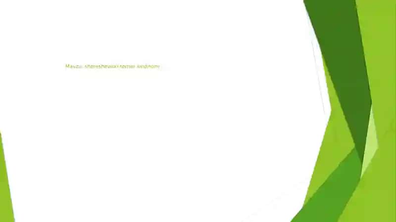 Sheresheviski-Terner sindromi