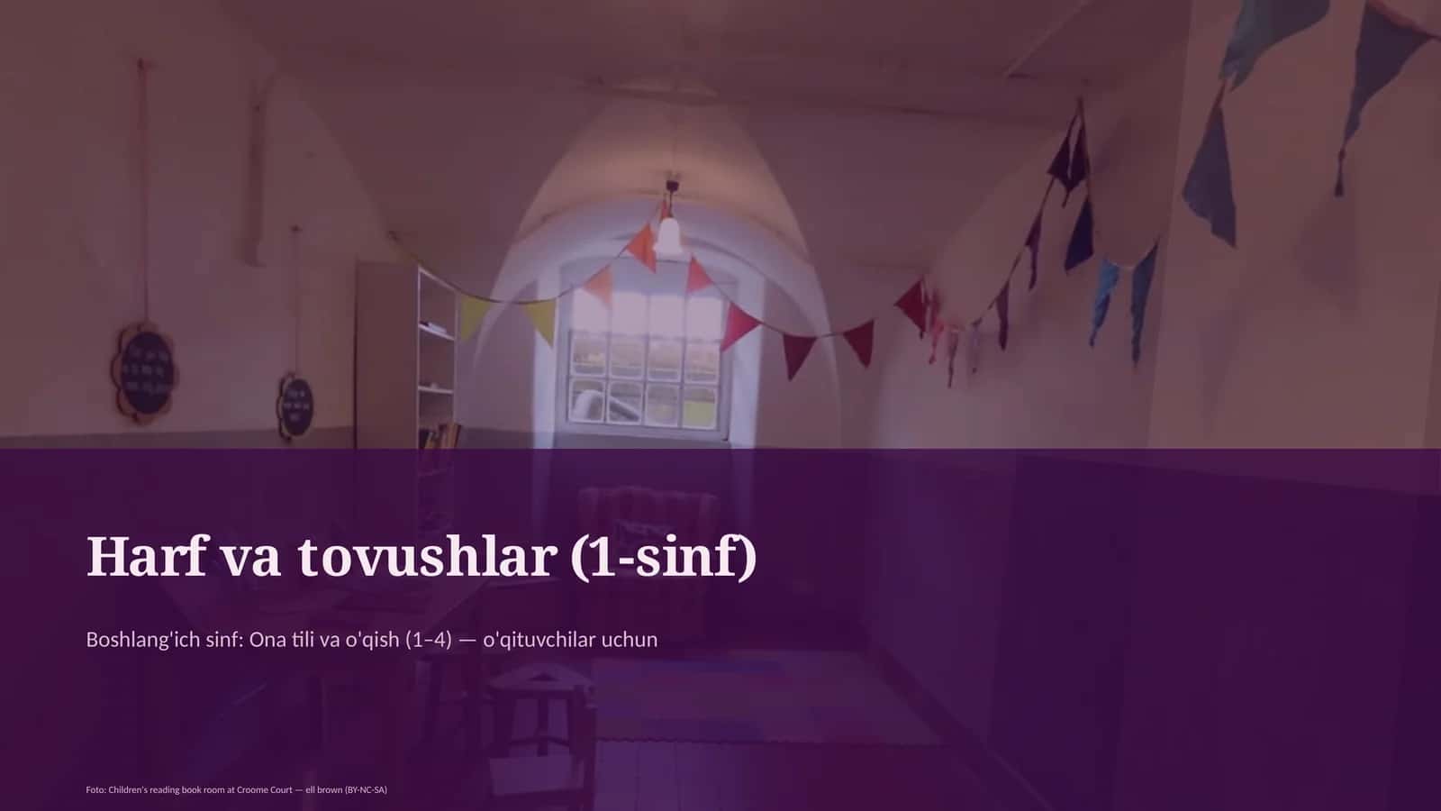 Harf va tovushlar (1-sinf) 1