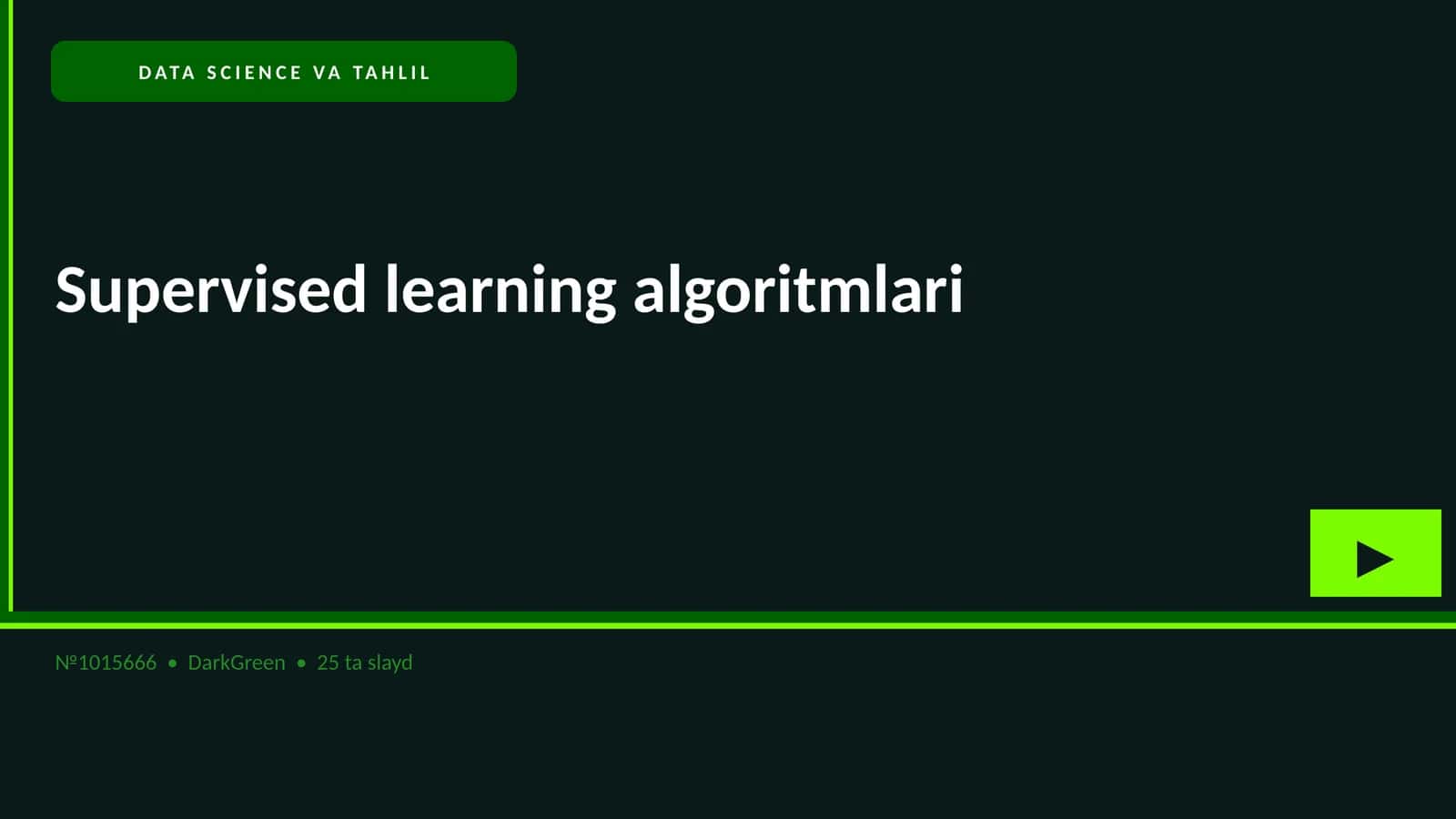 DATA SCIENCE VA TAHLIL 1