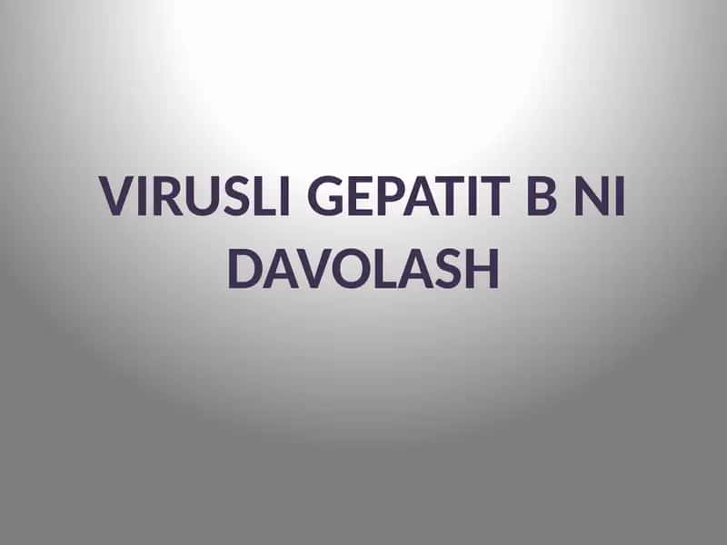 Gepatit B 1