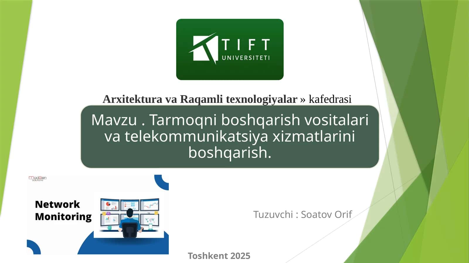 Tuzuvchi:SoatovOrif 1