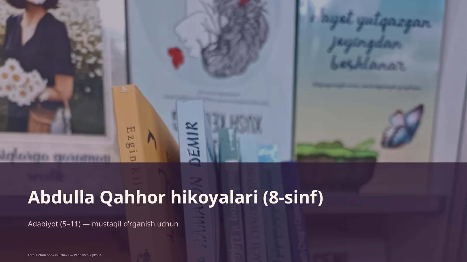 Abdulla Qahhor hikoyalari (8-sinf) 1