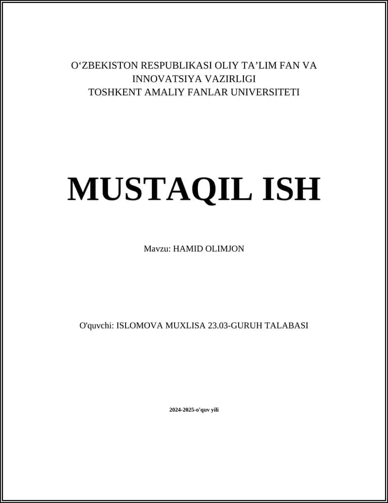 Hamid Olimjon 1