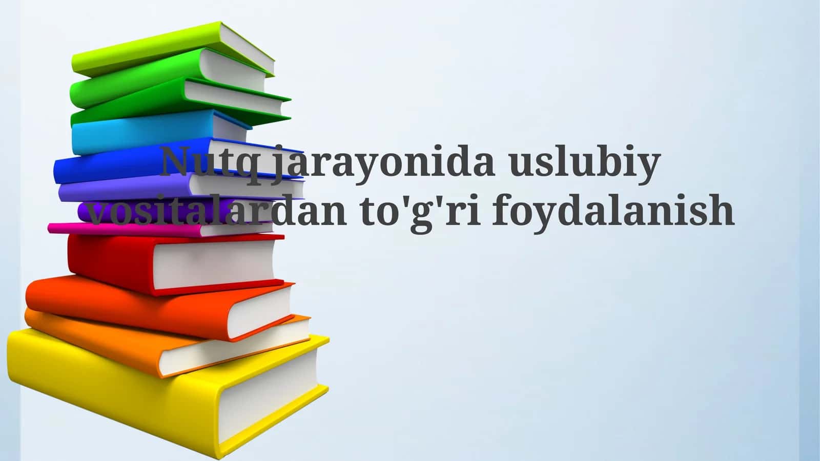 Uslubiy vositalar 1