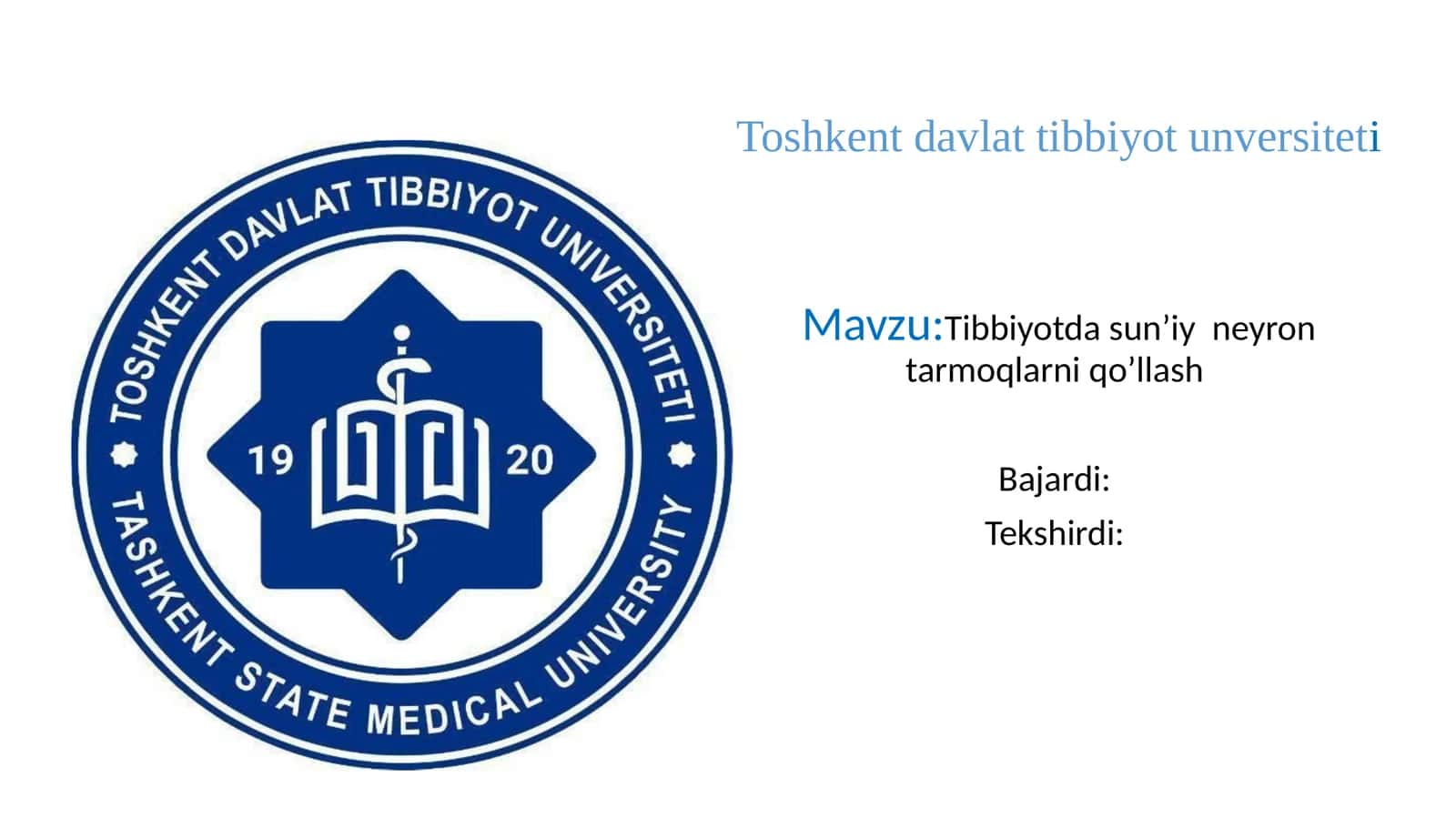 Sun'iy neyron tarmoqlari 1