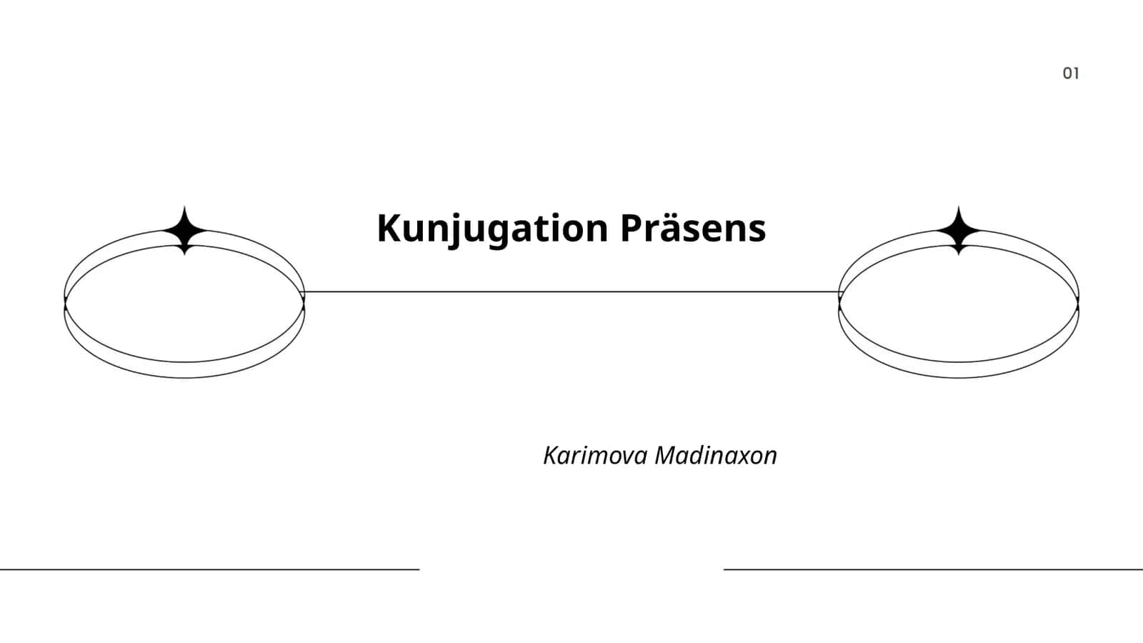 Kunjugation Präsens 1