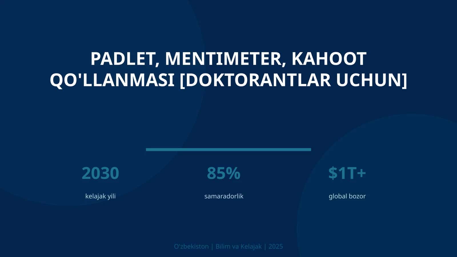 Kahoot qo'llanmasi [doktorantlar uchun] 1