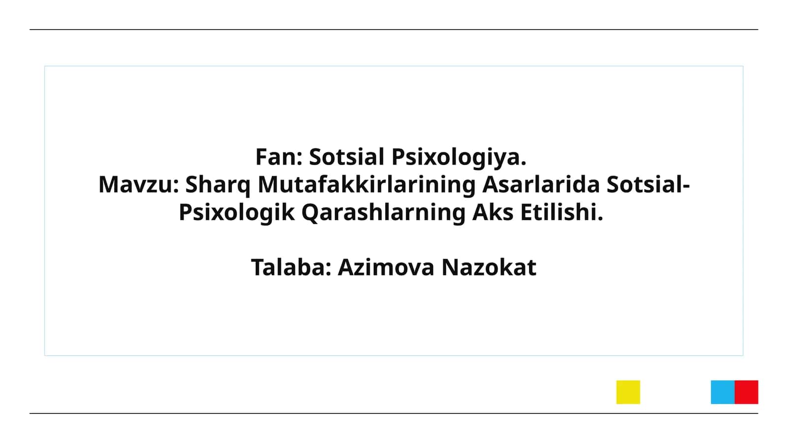 Sharq Mutafakkirlarining Asarlarida Sotsial-Psixologik Qarashlarning Aks Etilishi 1
