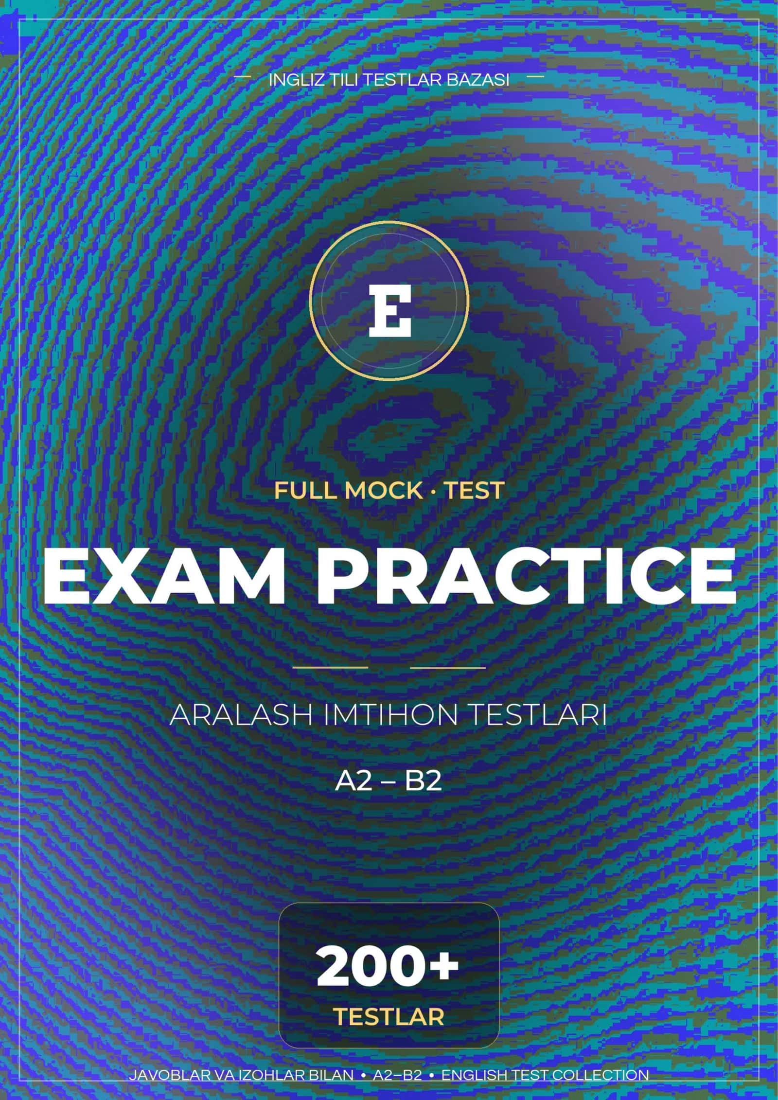 INGLIZ TILI MIXED EXAM TESTLARI 1