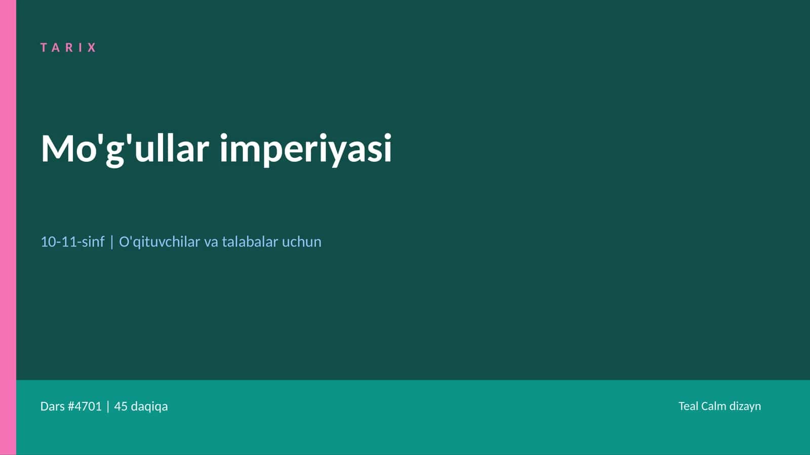 Mo'g'ullar imperiyasi 1