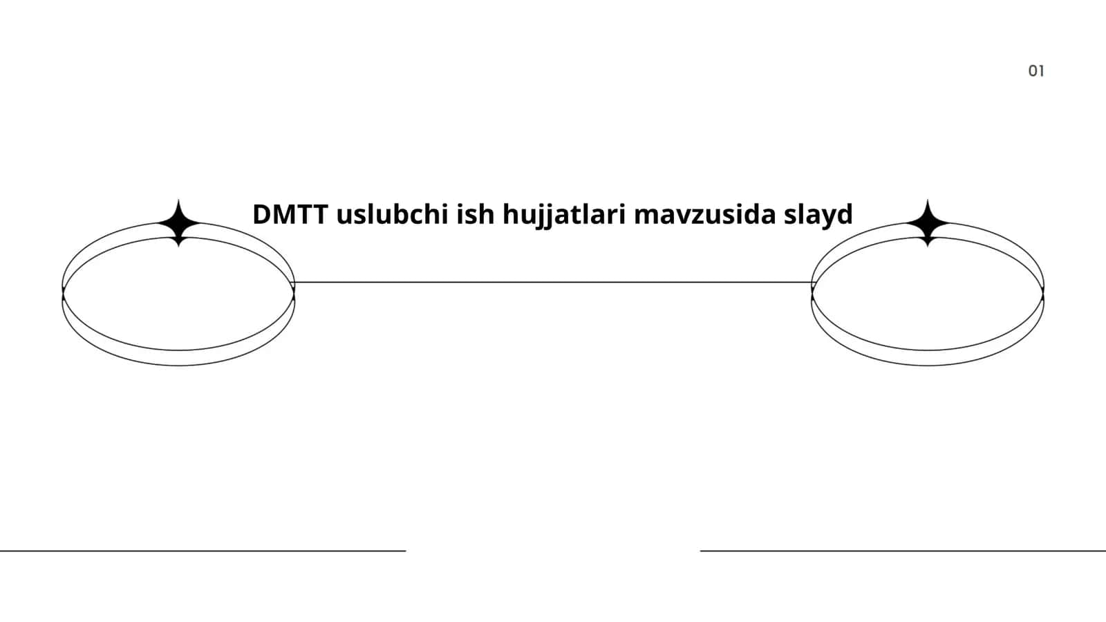 DMTT uslubchi ish hujjatlari mavzusida slayd 1