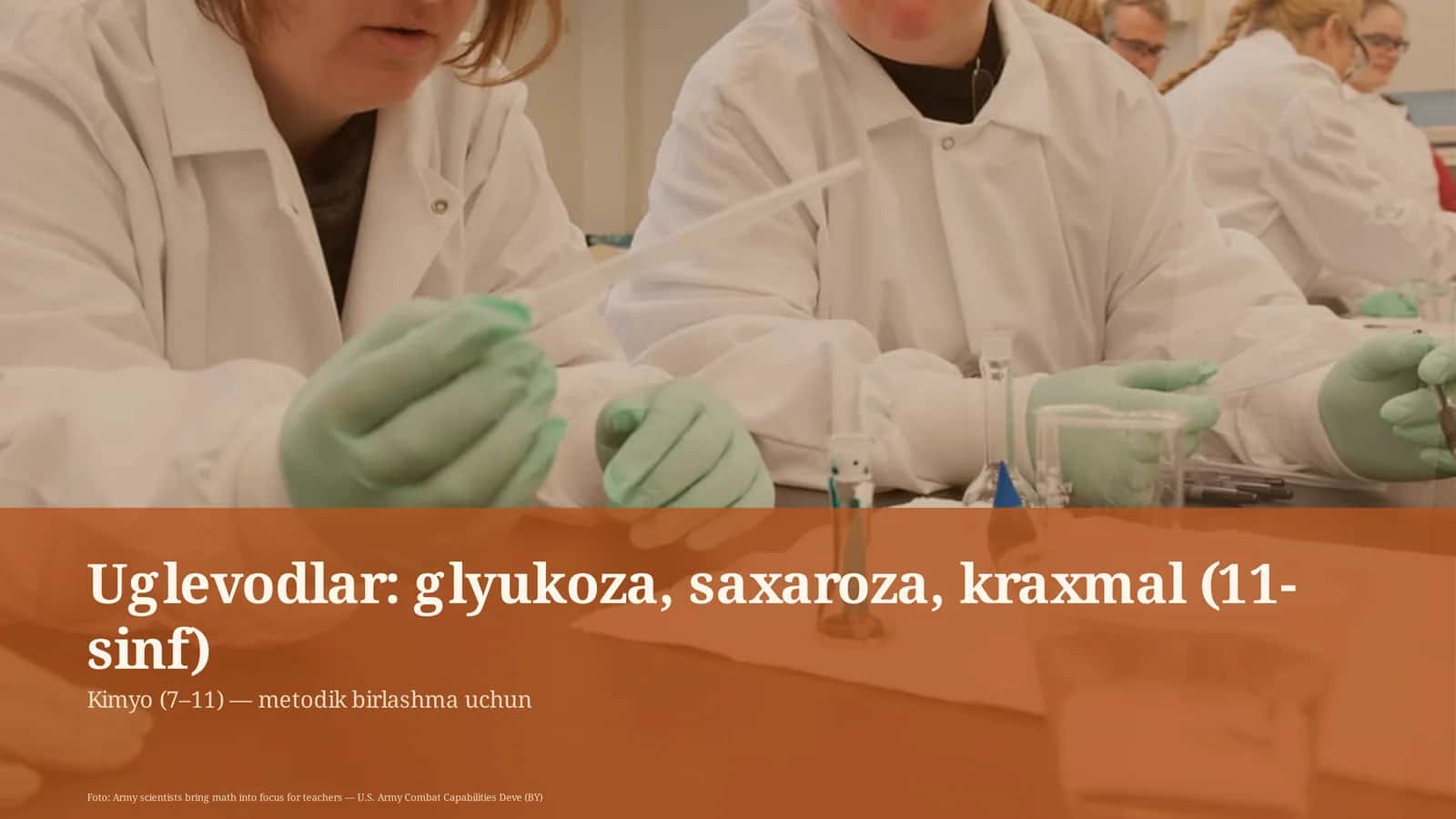 Uglevodlar: glyukoza, saxaroza, kraxmal (11-sinf) 1