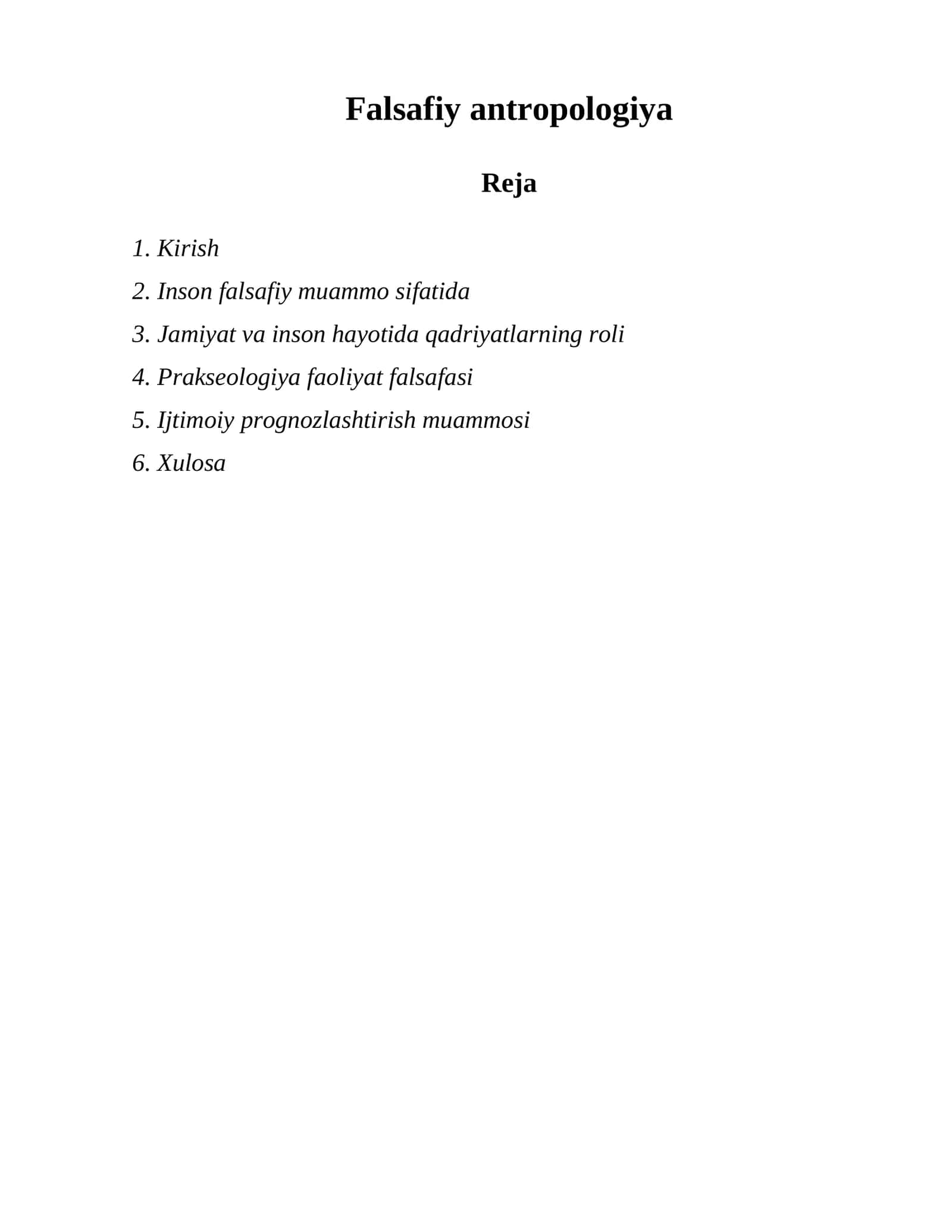Falsafiy antropologiya 1