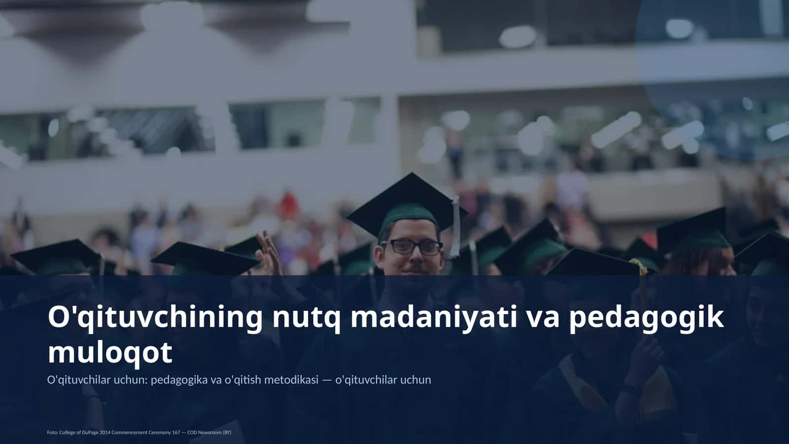 O'qituvchining nutq madaniyati va pedagogik muloqot 1