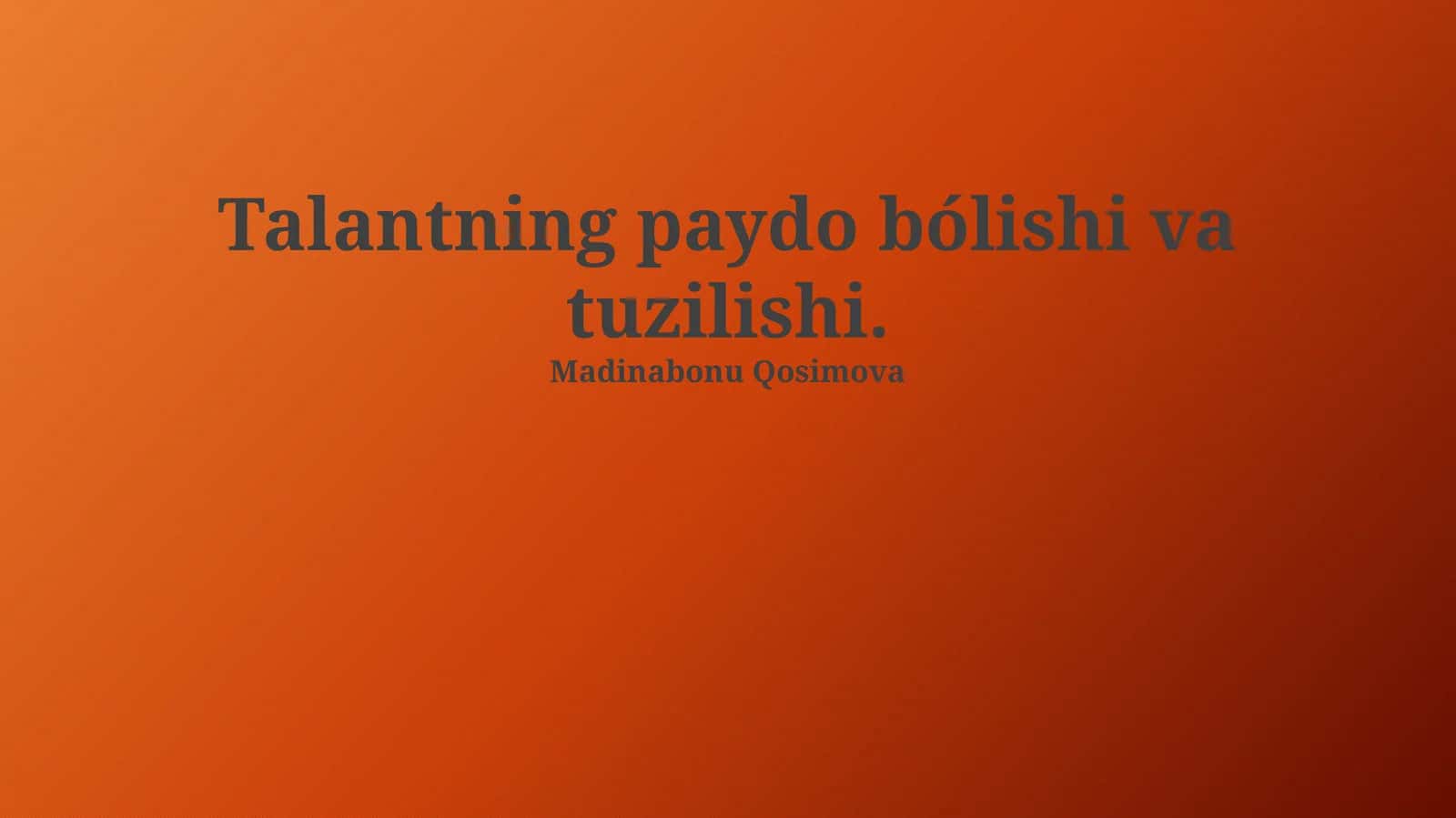 Iqtidorning paydo bólishi va tuzilishi 1