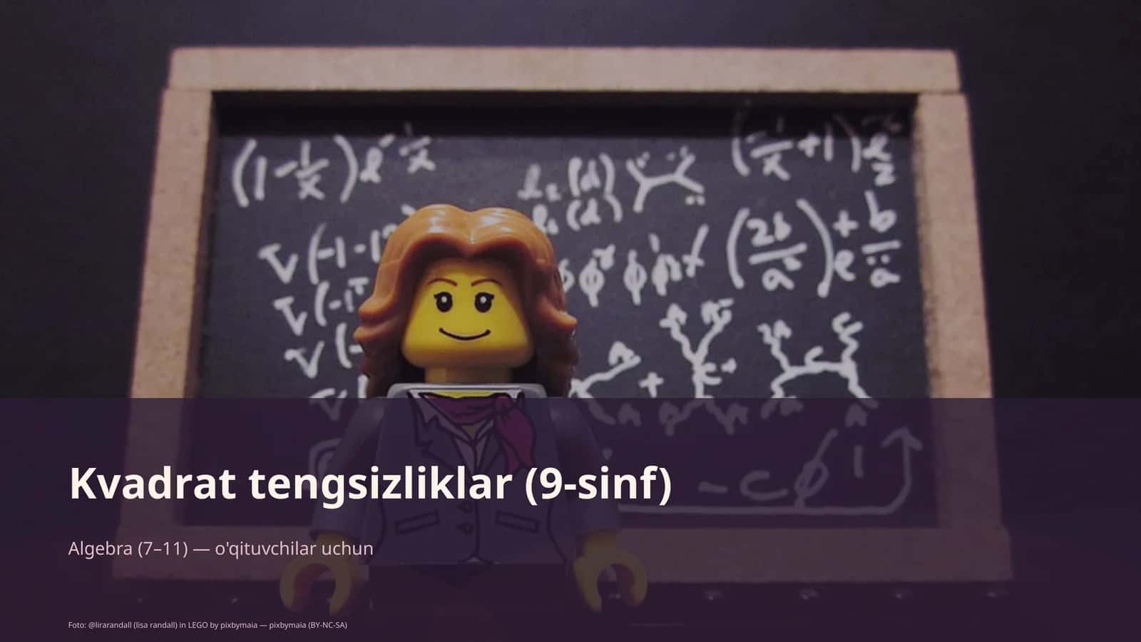 Kvadrat tengsizliklar (9-sinf) 1
